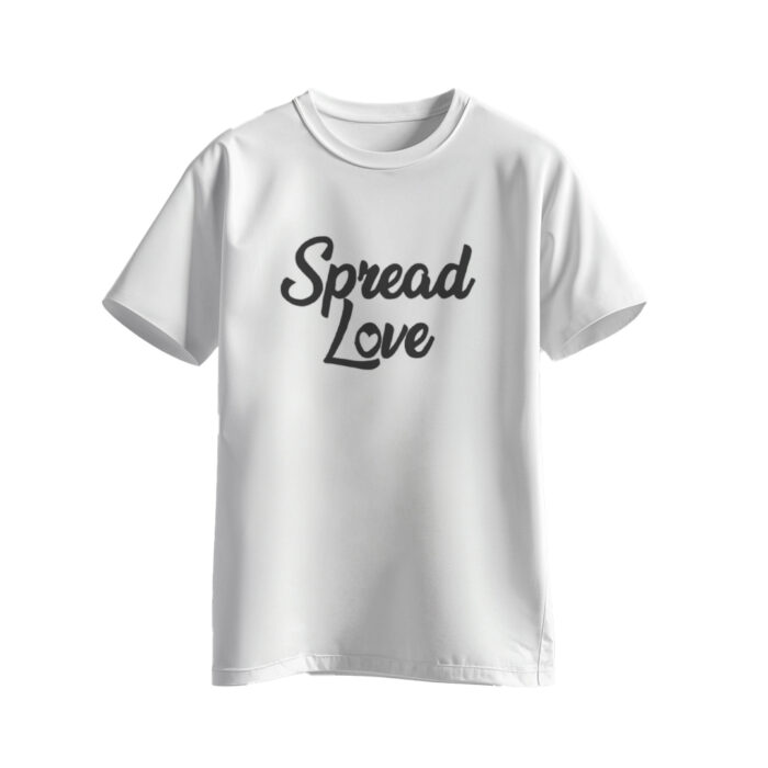White Spread Love Classic Tee - Image 1