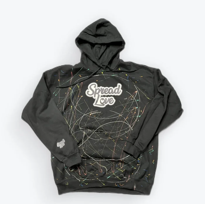 Black Splash Hoodie - Image 3