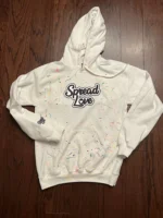White Splash Hoodie - Image 3