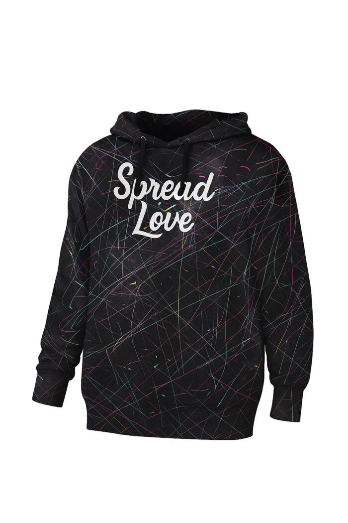 Black Splash Hoodie - Image 1