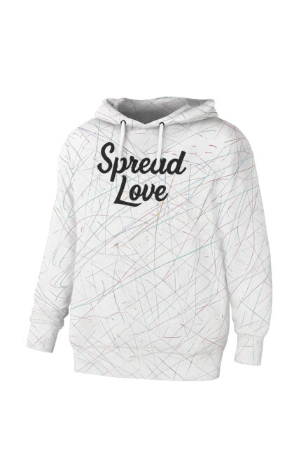 White Splash Hoodie