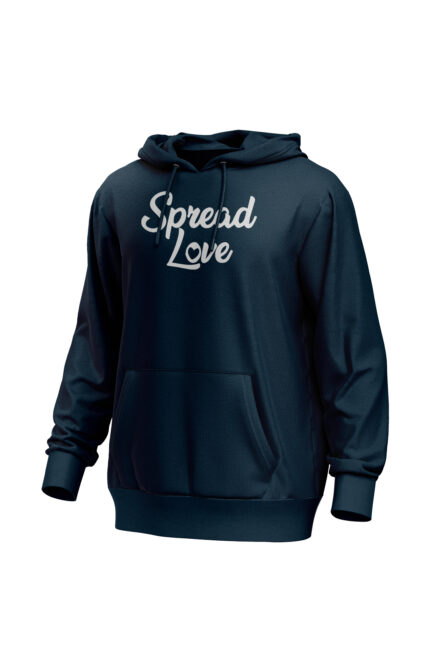 Dark Heather Gray Spread Love Hoodie