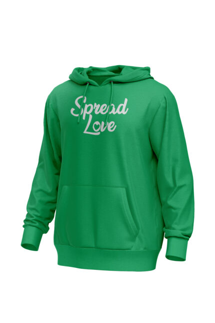 Kelly Green Spread Love Hoodie