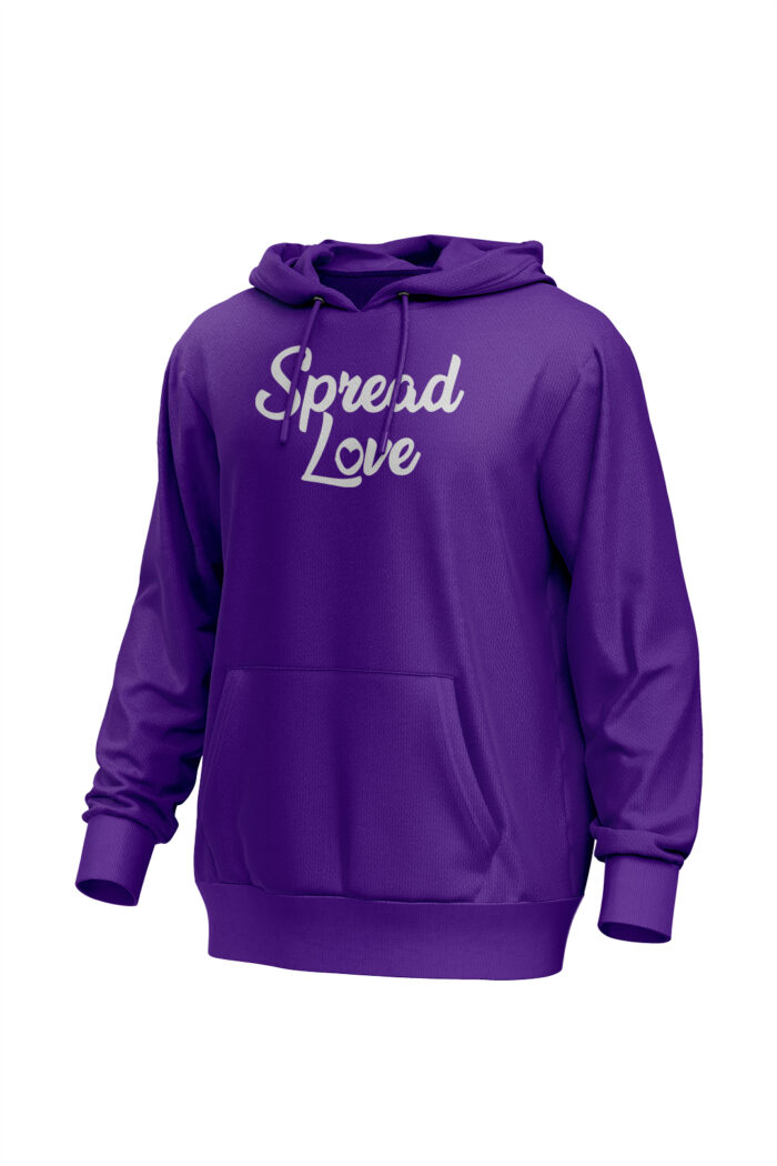 Purple Spread Love Hoodie - Image 1